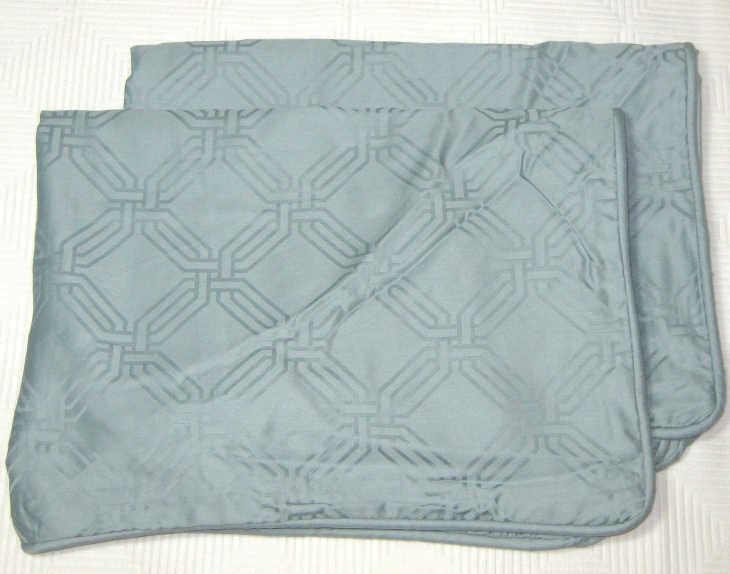 Fieldcrest Luxury ICON STERLING BLUE 3 pc Comforter Set Full Queen Target