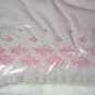 Simply Shabby Chic KING Embroidered Pink RUFFLED USED Bedskirt