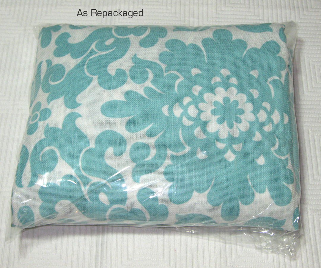 Springmaid LEANDRA Sea Mist Aqua Fabric Shower Curtain Target