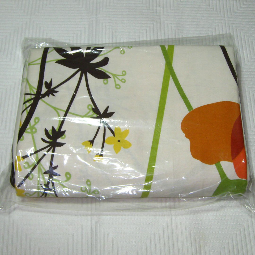 Springmaid CHANTAL Orange Green Brown Fabric Shower Curtain Target