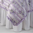 USED Simply Shabby Chic FULL SIZE White RUFFLED Bedskirt