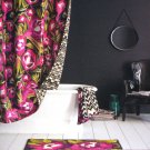 Missoni PASSIONE for Target Fabric Shower Curtain Burgundy Green Black Lavender