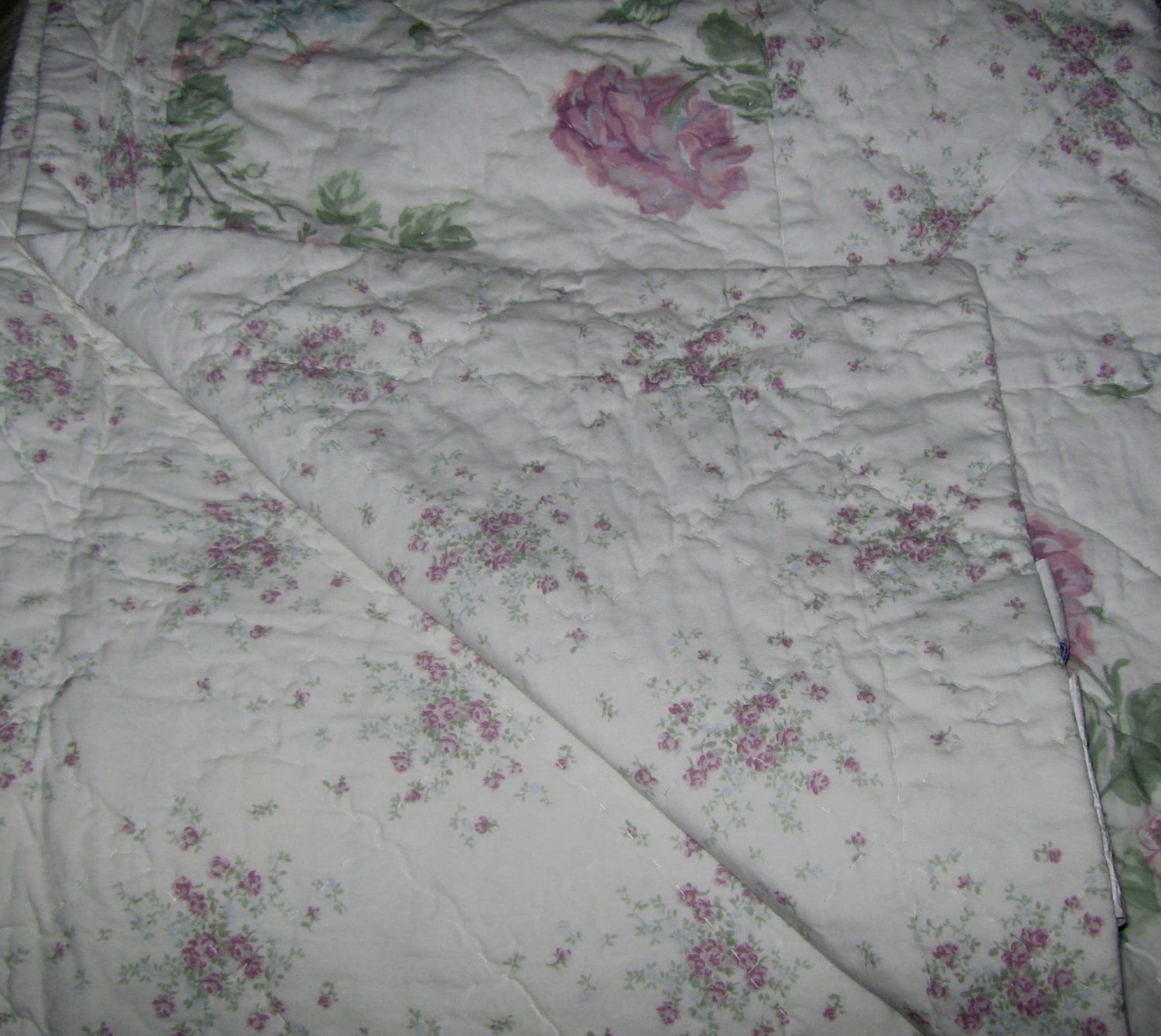 Simply Shabby Chic LAVENDER ROSE King 104 X 92 Quilt Rachel Ashwell Target