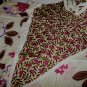 DKNY PLAY Brown Pink REVERSIBLE Floral Fabric Shower Curtain Target