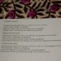 DKNY PLAY Brown Pink REVERSIBLE Floral Fabric Shower Curtain Target