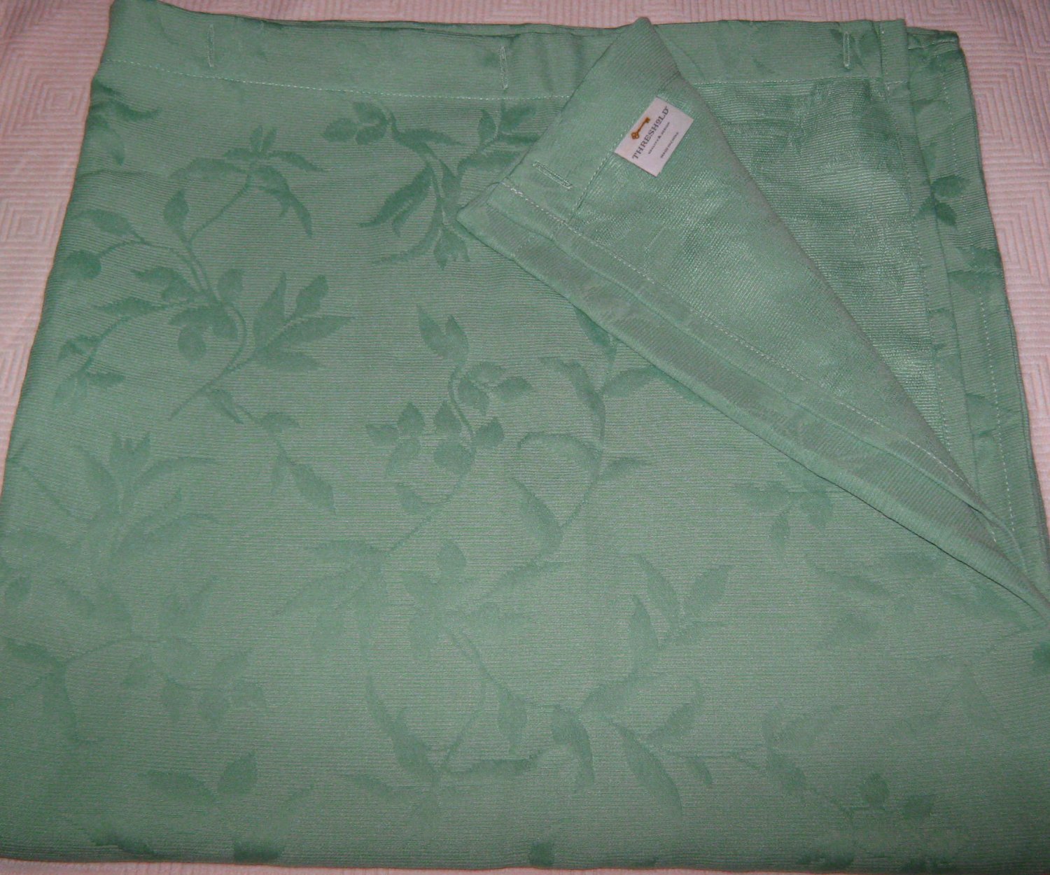 Threshold Robins Egg Solid Blue Matelasse Fabric Shower Curtain Target