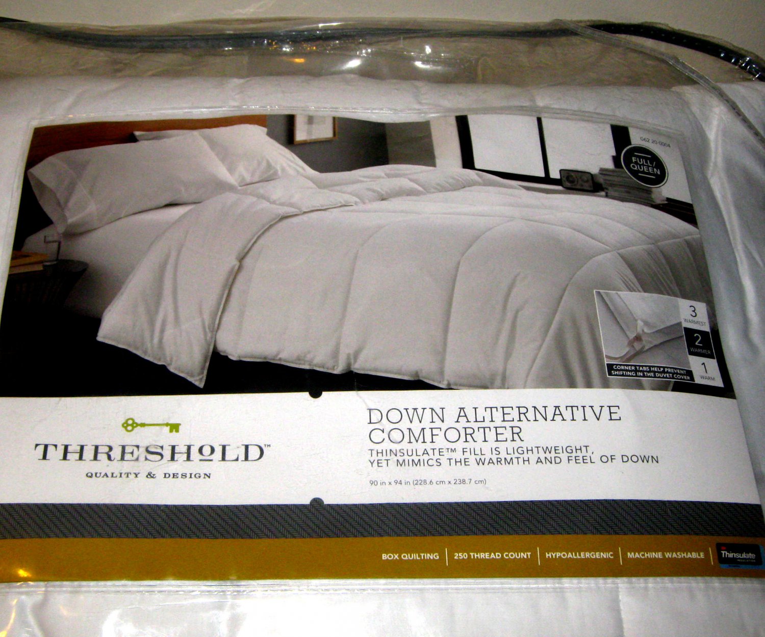 threshold down alternative mattress pad