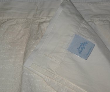 imperfect simply shabby chic embroidered ivory off white imperfect simply shabby chic embroidered ivory off white