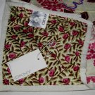 DKNY PLAY Brown Pink REVERSIBLE Floral Fabric Shower Curtain Target