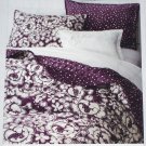 Springmaid PERGOLA PLUM Full/Queen 3 pc Quilt Set Reversible