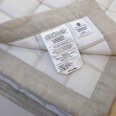 Hotel Collection Waffle Weave King Quilted Coverlet Linen Natural