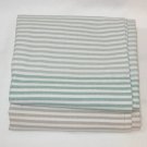 Threshold Green Tan Stripe Fabric Shower Curtain Target