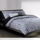 Calvin Klein DUSK WILD FLOWER 3 pc Queen Duvet Cover Set Night Sky