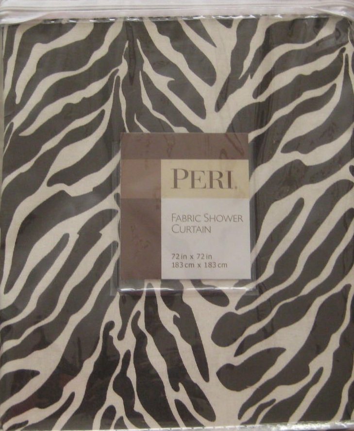 Animal Print Chic Zebra Stripes Brown, Brown Zebra Shower Curtain
