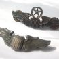 Set of Original WWII Sterling Pilot & Command Pilot Wings