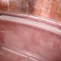 beautiful dark brown genuine eel skin handbag / clutch purse