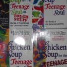 Lot 4 Chicken Soup for the Teenage Soul I, II, II and Tough Stuff SC FREE US SHIPPING