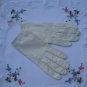 Vintage Child's White Leather Gloves