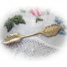 One Dozen Brass Leaf Charms