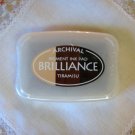 Brilliance Archival Pigment Ink Pad. BR3-05 TIRAMISU Beige, Brown, and Black