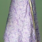 Long Wrap Silk Skirt ,Gypsy, Indian Style (sw102)