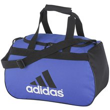 ADIDAS Diablo Small Duffle Gym Book Bag Blue Black NEW!