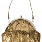 NINE WEST Leather Handbag Purse Mini Frame Clutch NEW!