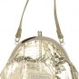 NINE WEST Leather Handbag Purse Mini Frame Clutch NEW!