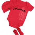 AKADEMIKS 3 Piece Layette Onesie Set Sizes 0 6 9 Months NEW
