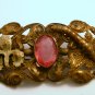 Large Rectangle Art Noveau Sash Pin