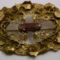 Large Rectangel Art Nouveau Sash Pin