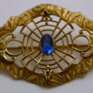 Large Art Nouveau Sash Pin