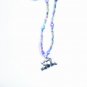 Glass Beaded Necklace with frog charm