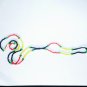 Rasta Glass Beaded Necklace with charm