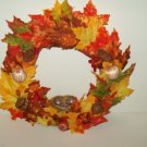 Handcrafted Fall Foliage wreath