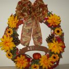 Autumn Handcrafted Holiday Wreath