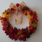 Seasonal wood wreath