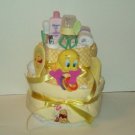 Baby Boy or Girl Diaper Cake Centerpiece Gift