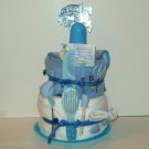 Baby Boys Diaper Cake Centerpiece Gift