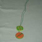 Orange And Green Necklace
