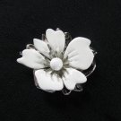 Sarah Coventry Vintage Brooch Retro Flower Silver Women's Jewelry