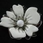 Sarah Coventry Vintage Brooch Retro Flower Silver Women's Jewelry