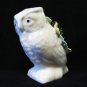 Vintage Pincushion Owl Figurine Retro Collectible Sewing