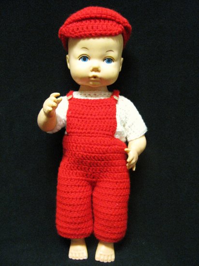 Eegee Vintage Boy Doll Hong Kong Rubber Dressed Crochet Cap Hat Rare ...