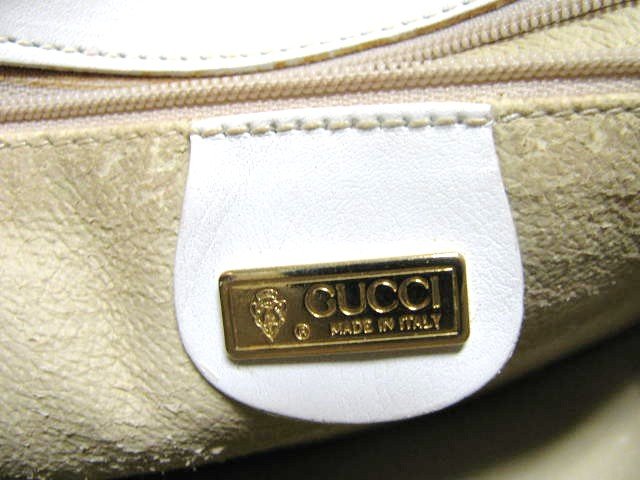 vintage white gucci bag