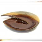 Brown Ashtray Art Deco Pottery Vintage Haeger Contemporary Modern