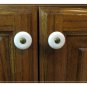 Porcelain Drawer Pulls Door Knobs Vintage Hardware White Round Classic Antique Decor