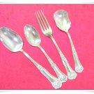 Vintage Flatware Rogers Oneida Godetia Teaspoon Serving Spoons 13 Pc Fork