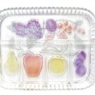 Indiana Glass Divided Serving Tray Platter Fruit Ribbed Candlewick Kitchen Dining Tableware