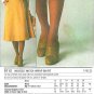 Easy Wrap Skirt Sewing Pattern Vintage 10-14 Knee Length Flared 8112